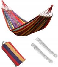 Korbi 2-Osobowy Hamak Ze Stelażem Huśtawka 200kg 270X150