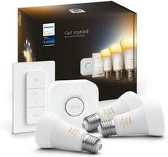 PHILIPS HUE White ambiance Zestaw startowy 3 szt. E27 1100lm (929002468403)