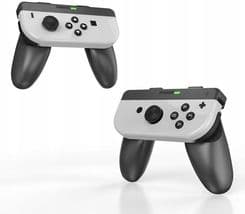JYS 2x HandGrip Uchwyty Joy-Cony Nintendo Switch Oled Czarne NS226