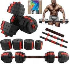 Fitli Hantle 2X20Kg Bitumiczne Regulowane Zestaw 40Kg