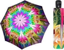 Parasol damski Doppler Imperial Caleido automatyczny składany satyna