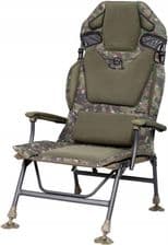 Trakker Fotel Wędkarski Karpiowy Krzesło Levelite Camo Longback Chair