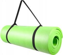 Aga Mata Do Ćwiczeń Jogi Pilatesu Fitness 180X60X1,5Cm Zielony
