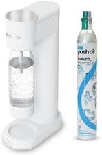 Dafi Pushair Biały Srebrny + Nabój Co2 Butelka 0,7l