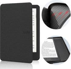 Etui Kindle Paperwhite 1/2/3 silikonowy tył tekstura Kolor: grafitowy