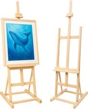 Wielorybie Rzeczy Sztaluga Drewniana Malarska Studyjna Duża