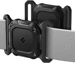 Spigen Tough Armor Pet Collar - Etui z mocowaniem do obroży do Apple AirTag (Black)