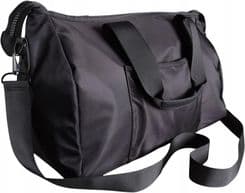 Torba Treningowa Czarna na Siłownię, Fitness, Sportowa, Męska-Damska