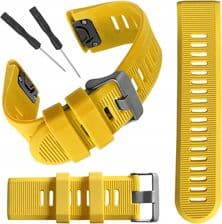 Chronsmarta Pasek do smartwatcha Garmin Fenix 8 51 mm zegarka żółta gumowa