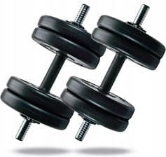 Allright Zestaw Hantli Kompoztowych 2X10,5Kg Hantle Bitumiczne Do Ćwiczeń 7623651