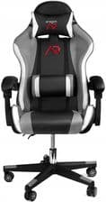 Jumi Fotel Gamingowy Aragon Szaro-Czarny + Podkładka Pod Mysz